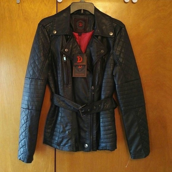 Dollhouse Jackets & Blazers - ✨HOST PICK!✨  NEW Dollhouse Black Faux Leather Jacket; size M/L